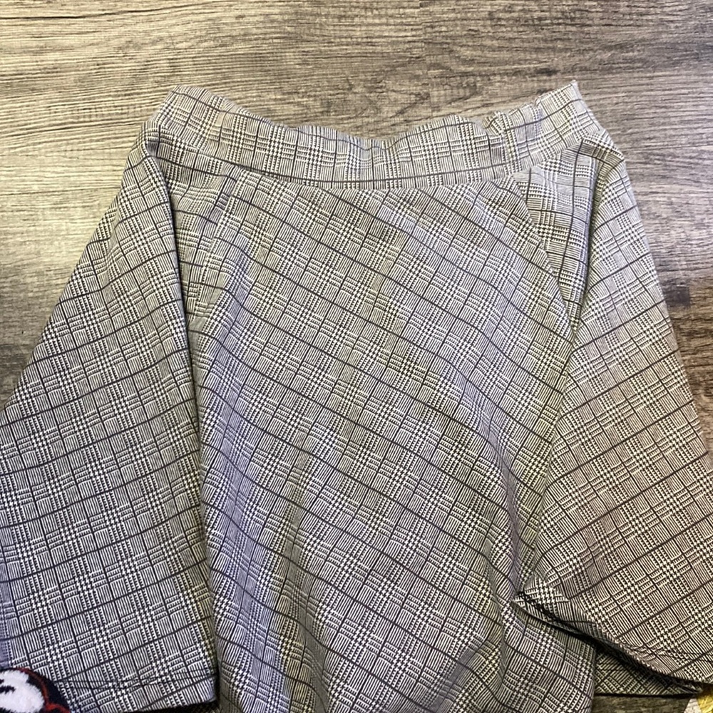 cotton on plaid skater skirt